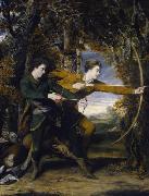 Sir Joshua Reynolds Colonel Acland and Lord Sydney, 'The Archers oil painting reproduction